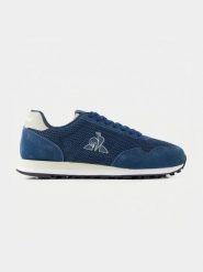 Buty sportowe z siateczki Le Coq Sportif Astra. Niebieskie buty sportowe na co dzień damskie Le Coq Sportif, bez zapięcia, trekkingowe. Za 363.00 zł.