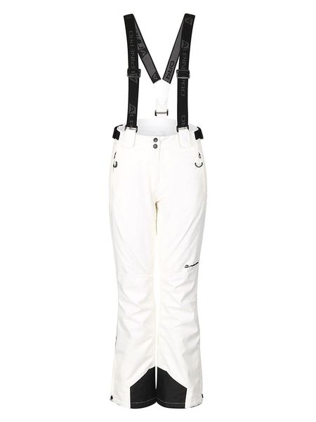 Alpine Pro Spodnie narciarskie w kolorze białym rozmiar: M. Białe spodnie dresowe damskie Alpine Pro, m, bez wzorów. Za 479.76 zł.