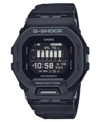 Zegarek męski Casio GBD-200-1ER, Quartz, 44mm, 20ATM. Czarne zegarki męskie Casio. Za 745.00 zł.