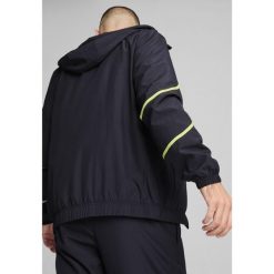 Męska kurtka przedmeczowa z tkaniny Manchester City PUMA. Niebieskie kurtki męskie Puma, m, bez wzorów, z tkaniny, sportowe, bez kaptura. W wyprzedaży za 278.90 zł.