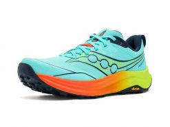 Buty biegowe Saucony Peregrine 16 Verde. Brązowe obuwie do biegania damskie Saucony. Za 690.25 zł.