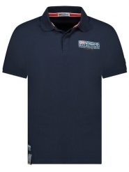Geographical Norway Koszulka polo "Koffroy" w kolorze granatowym rozmiar: 3XL. Niebieskie koszulki polo męskie Geographical Norway, xl, bez wzorów, z bawełny, bez ramiączek. Za 87.81 zł.