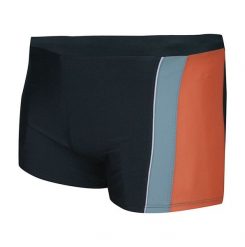 Bokserki Pomarańczowo-Czarne Kąpielowe, Kąpielówki, Plażowe, na Basen, do Pływania -DELFINOS. Szare kąpielówki męskie Delfinos, s, bez wzorów, z elastanu, do pływania. Za 29.00 zł.