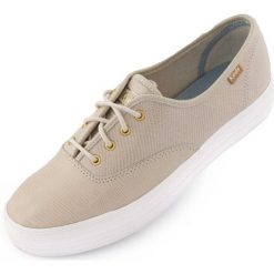 Damskie trampki Keds Triple Kick beżowe roz. 42. Brązowe trampki i tenisówki damskie WOMEN'S HEALTH, bez wzorów. Za 195.99 zł.