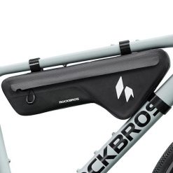Torba rowerowa na ramę długa Rockbros RideMate AS-152 1,9L. Czarne torebki klasyczne damskie ROCKBROS, bez wzorów, bez dodatków. Za 139.00 zł.
