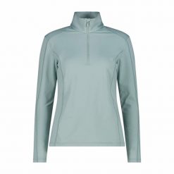 Sweter CMP Kobiety z 1/4 zamkiem. Czarne golfy damskie CMP, bez wzorów, z elastanu, bez ramiączek. Za 177.50 zł.