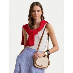 Torebka LAUREN RALPH LAUREN. Brązowe listonoszki damskie Lauren Ralph Lauren, bez wzorów, bez dodatków. Za 1,298.99 zł.