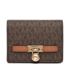 Portfel MICHAEL Michael Kors. Brązowe portfele damskie MICHAEL Michael Kors, bez wzorów. Za 509.99 zł.