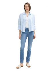 Tom Tailor Dżinsy - Skinny fit - w kolorze niebieskim rozmiar: W31/L32. Niebieskie jeansy damskie Tom Tailor, z podwyższonym stanem. Za 100.75 zł.