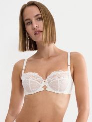 Triumph Biustonosz balkonetka Wild Gardenia Florale 10224879 Écru. Biustonosze Triumph, bez wzorów, z lyocellu. Za 299.99 zł.