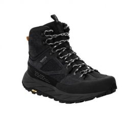 Buty trekkingowe męskie Jack Wolfskin Terraquest Mid Texapore. Czarne buty trekkingowe męskie Jack Wolfskin, z materiału, za kostkę, bez zapięcia, trekkingowe. Za 826.00 zł.