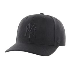 Czapka z daszkiem New York Yankees - Snapback - MVP Woolblend - Regulowana. Czarne czapki męskie 47 Brand, bez wzorów. Za 116.95 zł.