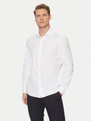 Marc O'Polo Koszula B21750442256 Biały Regular Fit. Białe koszule męskie Marc O´Polo, m, bez wzorów, z bawełny, bez kołnierzyka, bez ramiączek. Za 219.99 zł.