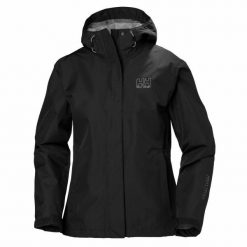 Damska kurtka wodoodporna Helly Hansen seven j. Czarne kurtki przeciwdeszczowe damskie Helly Hansen, xs, bez kaptura. Za 479.00 zł.