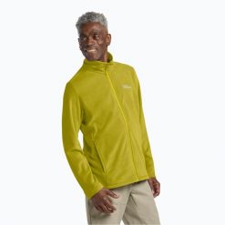 Bluza polarowa męska Jack Wolfskin Taunus Fz. Żółte bluzy bez kaptura męskie Jack Wolfskin, m, z polaru. Za 239.99 zł.