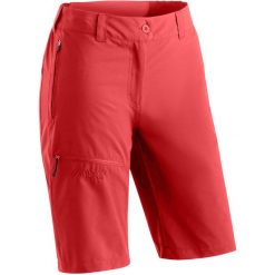 Damskie spodenki turystyczne Maier Sports Lulaka Loop. Czerwone szorty damskie Maier Sports, bez wzorów, z materiału. Za 381.00 zł.