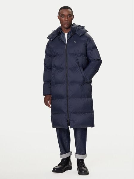 Calvin Klein Jeans Kurtka zimowa LV04RD518G Granatowy Regular Fit. Niebieskie kurtki męskie Calvin Klein Jeans, na zimę, m, bez wzorów, z jeansu, bez kaptura. Za 829.99 zł.