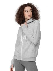 4F Bluza w kolorze szarym rozmiar: XS. Szare bluzy z kapturem damskie 4f, xs. Za 142.95 zł.