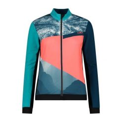 Damski top treningowy CMP. Niebieskie topy damskie CMP, bez wzorów, bez kołnierzyka. Za 340.00 zł.