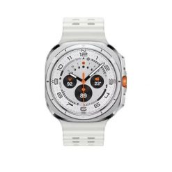 Zegarek smartfony Samsung Galaxy Watch Ultra 2025 Tytan Biały. Białe, cyfrowe zegarki męskie Samsung, szklane. Za 2,034.20 zł.