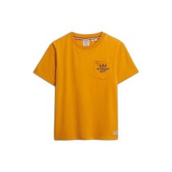 Koszulka damska Superdry Vintage Prep. Żółte t-shirty damskie Superdry., l, bez wzorów, z materiału, bez kołnierzyka. Za 204.30 zł.