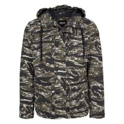Urban classic tiger cotton parka. Czarne parki męskie Urban Classics, na zimę, m, bez wzorów. Za 337.50 zł.