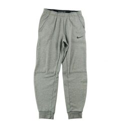 Second life - Spodnie dresowe męskie Dri-FIT zwężane nogawki - Jak nowy. Szare spodnie sportowe męskie Nike, z dresówki. Za 106.46 zł.