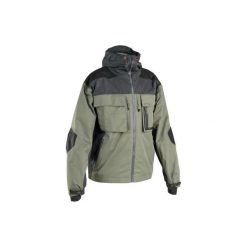 Kurtka wędkarska 500. Brązowe kurtki męskie CAPERLAN, m, bez wzorów, z materiału, bez kaptura. Za 299.99 zł.
