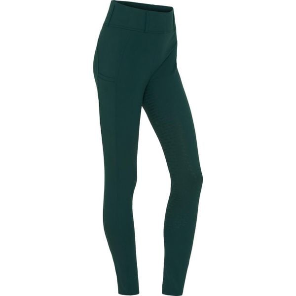 Damskie legginsy jeździeckie z pełną przyczepnością Catago River. Zielone legginsy damskie CATAGO, m, bez wzorów, z tkaniny. Za 465.00 zł.