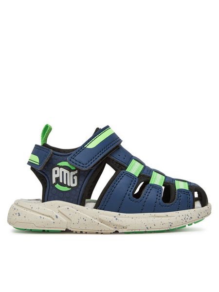 Primigi Sandały 7969733 Granatowy. Niebieskie sandały chłopięce Primigi, ze skóry, bez zapięcia. Za 209.99 zł.