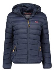 Geographical Norway Kurtka pikowana "Atikolor" w kolorze granatowym rozmiar: 3XL. Niebieskie kurtki damskie Geographical Norway, xl, bez wzorów, bez kaptura. Za 127.05 zł.