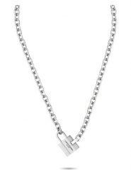 Liebeskind Naszyjnik z elementem ozdobnym - dł. 45 cm rozmiar: onesize. Szare naszyjniki damskie Liebeskind, ze stali. Za 235.50 zł.