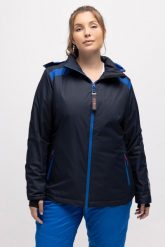 Damskie Techniczna kurtka HYPRAR nieprzemakalna dwukierunkowy suwak. Niebieskie kurtki narciarskie i snowboardowe damskie Ulla Popken, m, bez wzorów, z materiału, z kapturem, narciarskie. Za 849.99 zł.