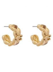 Coach Kolczyki 37557606 Złoty. Żółte kolczyki damskie Coach, metalowe. Za 639.99 zł.