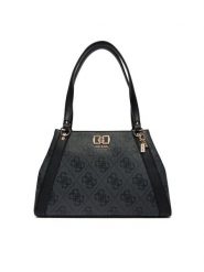 Guess Torebka Karnilla HWOS99 01220 Szary. Szare torebki klasyczne damskie Guess, z aplikacjami, ze skóry, bez dodatków. Za 719.99 zł.