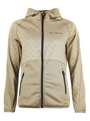 Peak Mountain Kurtka polarowa "Amon" w kolorze beżowym rozmiar: L. Brązowe kurtki damskie Peak Mountain, l, bez wzorów, z materiału, bez kaptura. Za 166.88 zł.