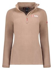 Canadian Peak Bluza polarowa "Tugeak" w kolorze szarobrązowym rozmiar: XL. Brązowe bluzy bez kaptura damskie Canadian Peak, xl, z materiału. Za 61.46 zł.