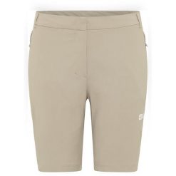 Spodenki trekkingowe damskie Jack Wolfskin Hikeout. Czerwone szorty damskie Jack Wolfskin, bez wzorów, sportowe. Za 279.99 zł.