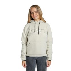 Bluza damska Colourwear Teddy Hood 2.0. Brązowe bluzy bez kaptura damskie Colourwear, xs. Za 239.99 zł.