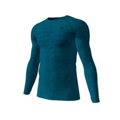 Koszulka termoaktywna męska Halti Free Recy Seamless. Niebieskie bielizna termoaktywna męska Halti, m, bez wzorów. Za 199.99 zł.