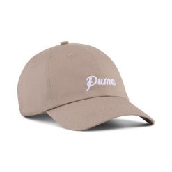 Czapka typu dad Essentials Script PUMA. Brązowe czapki męskie Puma. Za 89.00 zł.