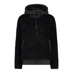Kurtka z kapturem wooltech damska CMP. Czarne kurtki damskie CMP, bez wzorów, z kapturem. Za 531.00 zł.
