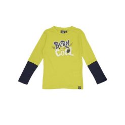 Koszulka na co dzień na siłownię. Żółte t-shirty damskie LEONE 1947 APPAREL, bez wzorów, z bawełny, bez kołnierzyka. W wyprzedaży za 58.67 zł.