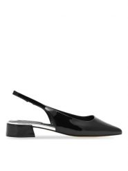 Nine West Baleriny WFA2609-1 Czarny. Czarne baleriny damskie Nine West, bez wzorów, z materiału, bez obcasa. Za 199.99 zł.