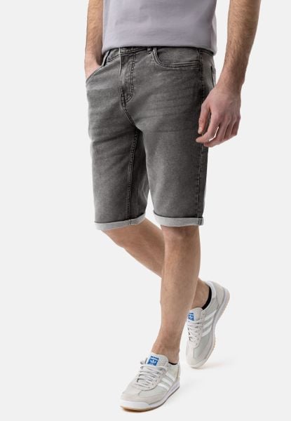 Szare szorty jeansowe E-MEXT. Szare szorty męskie Volcano, bez wzorów, z jeansu, klasyczne. Za 159.99 zł.