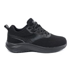 DK Czarne lekkie buty męskie sportowe. Czarne buty sportowe na co dzień męskie bez zapięcia. Za 181.89 zł.