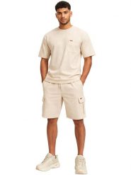 Geographical Norway Bermudy "Palafel" w kolorze beżowym rozmiar: M. Brązowe szorty męskie Geographical Norway, bez wzorów. Za 82.99 zł.