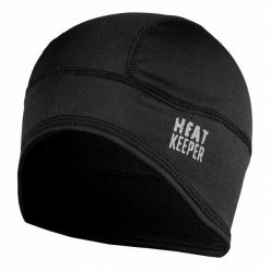 Termo sportowa czapka Techno Heat Keeper. Czarne czapki męskie HEAT KEEPER, bez wzorów, z materiału, sportowe. Za 108.46 zł.