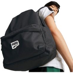 Plecak Puma Downtown 17L, Dla obu płci. Czarne plecaki damskie Puma, bez wzorów, z poliesteru, sportowe. Za 290.00 zł.