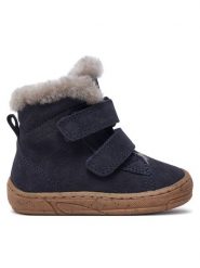 Froddo Kozaki Minni Suede G2110141-4 M Niebieski. Niebieskie buty zimowe chłopięce Froddo, ze skóry, bez zapięcia. Za 379.99 zł.
